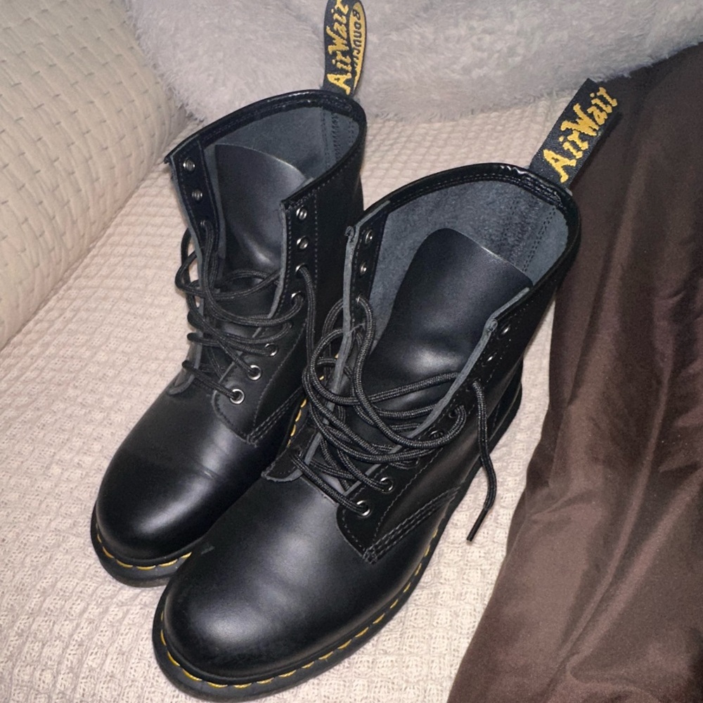 Dr. Martens Black Lace-Up Boots